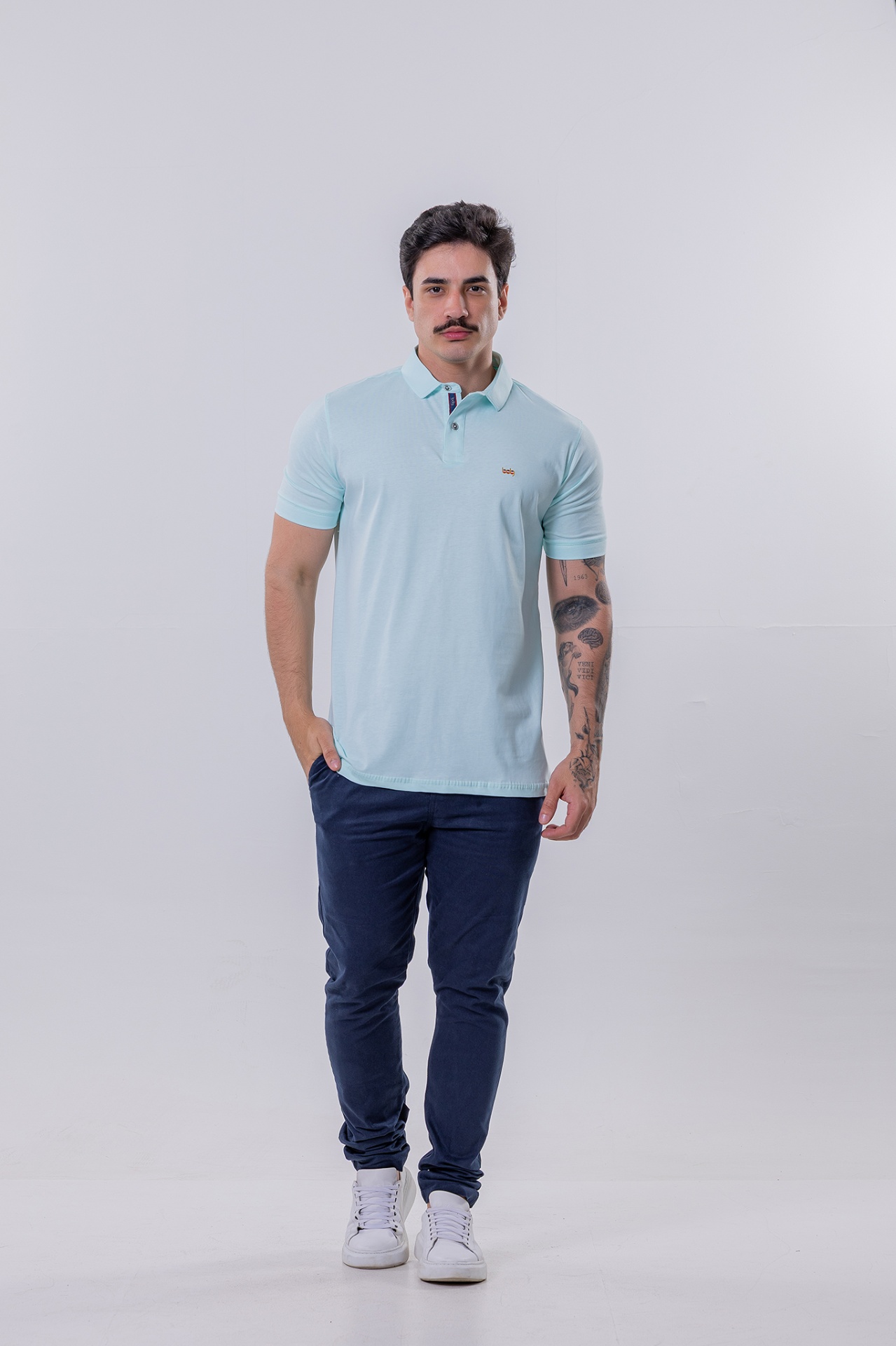 Polo Oliveiras verde menta