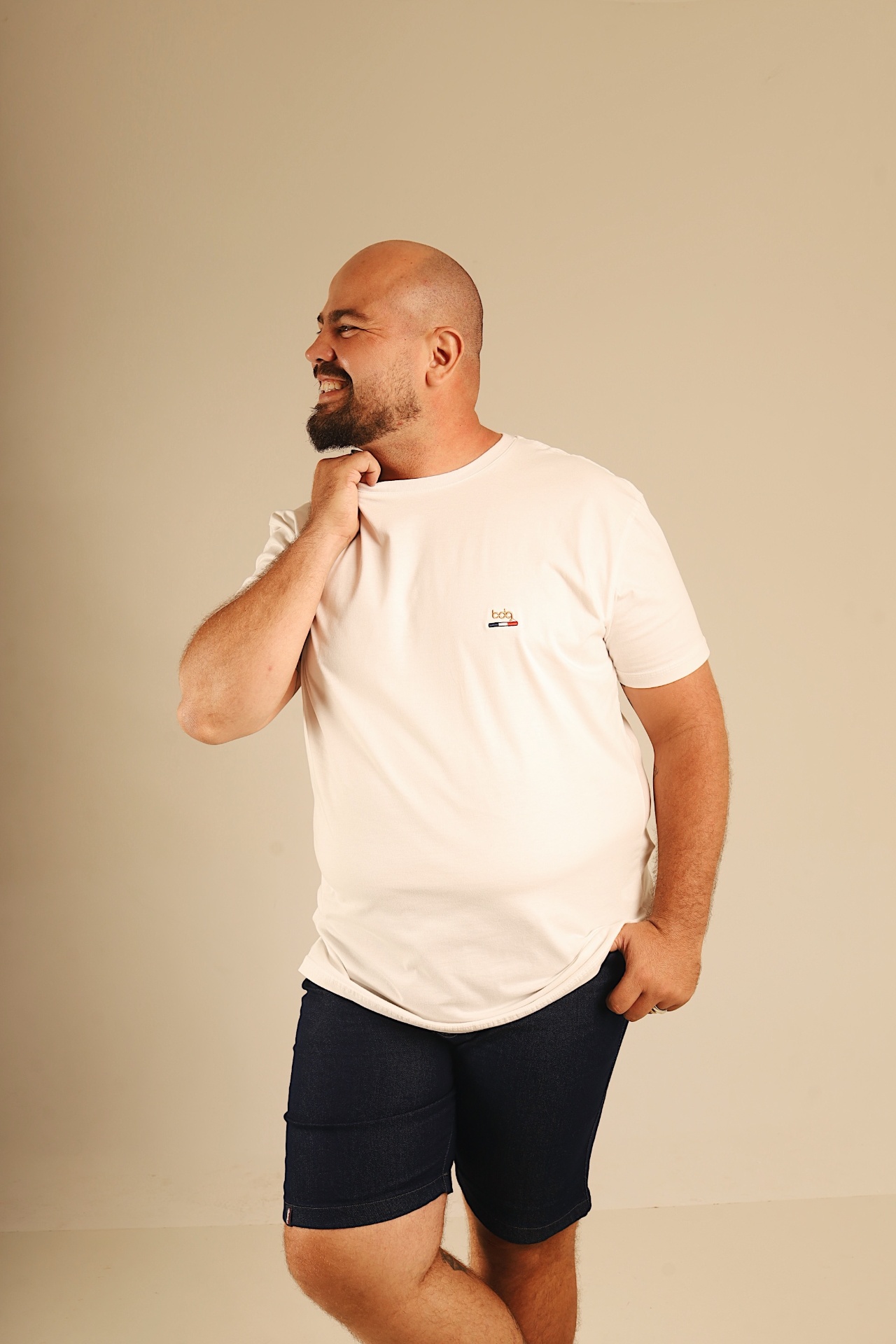 Camiseta longline Plus Size